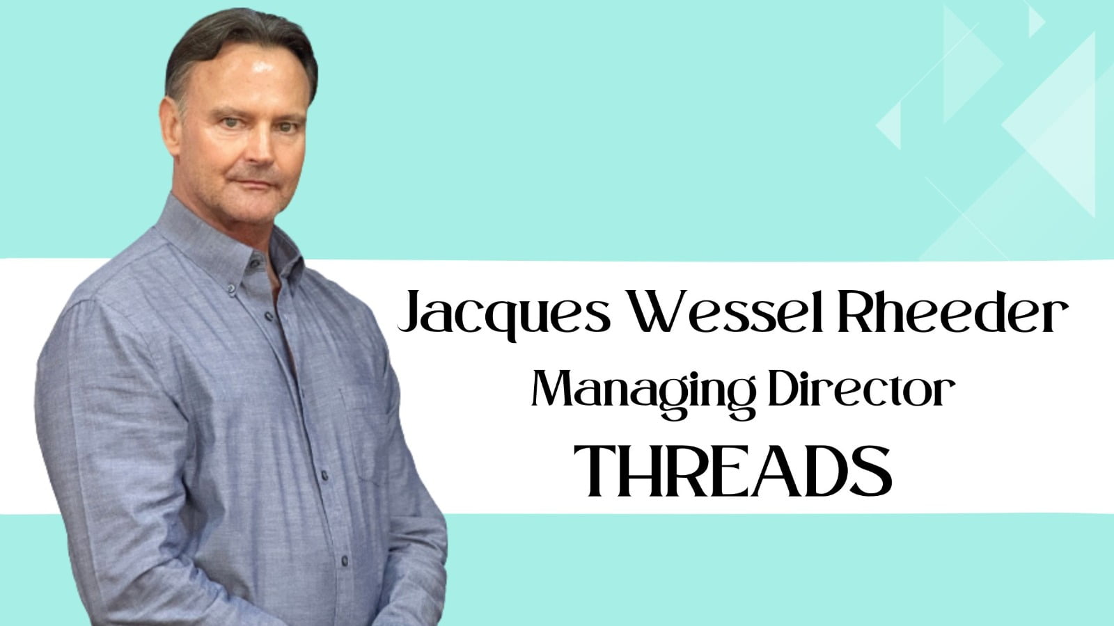 A Fresh Wave In The Uniform Industry With THREAD: Jacques Wessel Rheeder