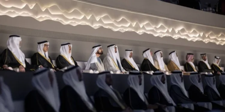 The 53rd Eid Al Etihad event in Al Ain is attended by the UAE President and Rulers